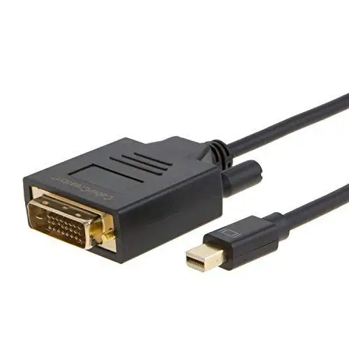 

Mini DP to DVI, (Active) Mini DisplayPort to DVI cable (Thunderbolt Port Compatible) 6ft White (Eyefinity Compatible)