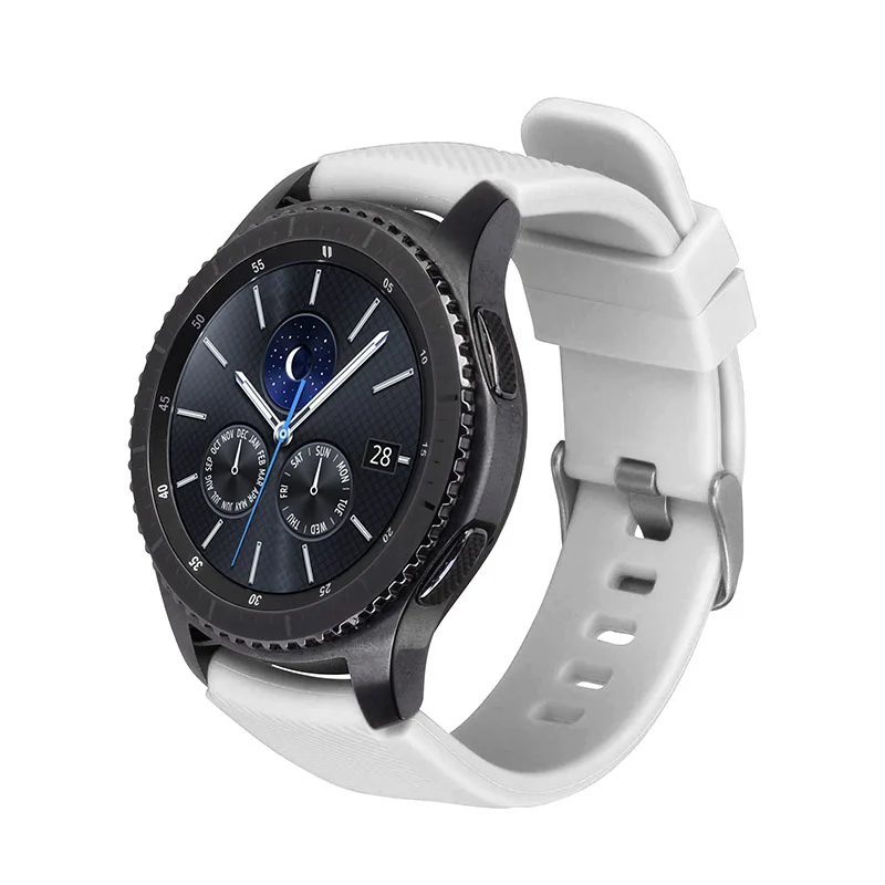 Силиконовый ремешок для часов samsung gear S3 Classic Frontier 22 мм силиконовый S 3 спортивный