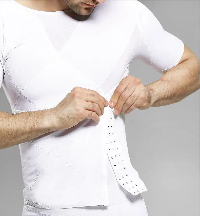 Online Doa 2 Buah Pinggang Pembentuk T Shirt Pelangsing Perut Perut Rompi Top Membakar Reducer Korset Kait Slim Rompi Bir perut Pembentuk