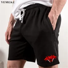 YEMEKE принтом летние новые Для Мужчин's Рубашки домашние тренажерные залы спортивные Camo воздухопроницаемая комфортная обувь шорты бодибилдинг шорты