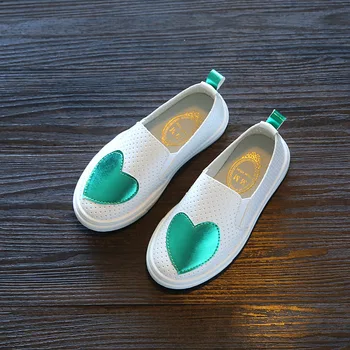 

Spring Summer Kids Fashion Sneakers 2019 Children Solid Color Shoes Baby Flats Big Boys Girls Casual Shoes White Loafers