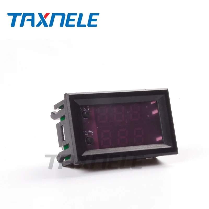 DC 12V 10A светодиодный цифровой мини термостат настраиваемый регулятор температуры