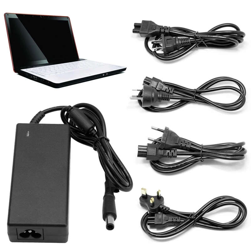 1Pc 18.5V 3.5A 65W Power Supply AC Adapter Charger Cable For HP Laptop