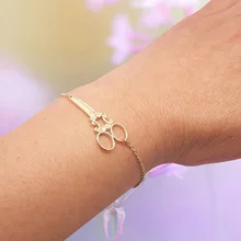 Ножницы Braclet Шарм ножницы браслеты с инструментами Femme девушки ювелирные изделия женские аксессуары