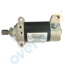 6AH-81800-00 Outboard Start Motor Assy For Yamaha Outboard Engine 15HP 20HP 4 Stroke 6AH-81800