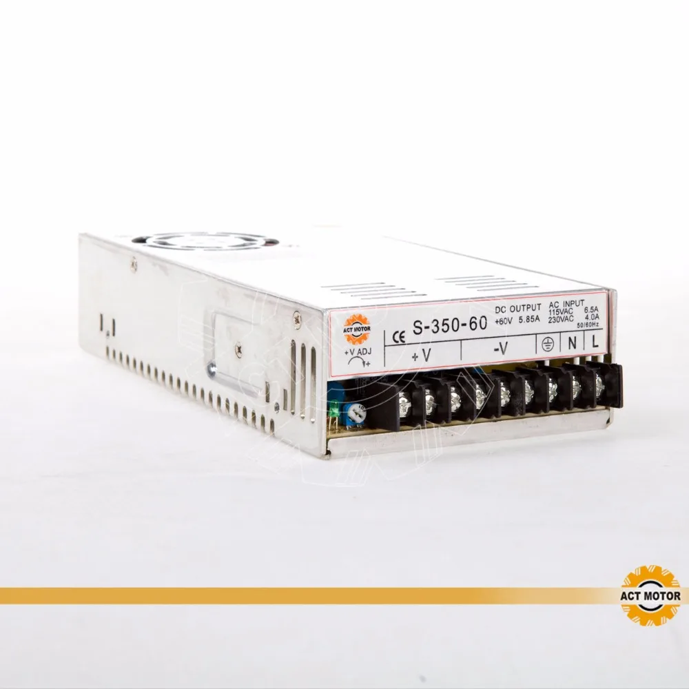 

CNC Router Single Output Power Supply 350W 60V S-350-60 Milling Cut Laser Engraver Printer Kit