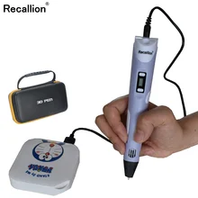 2019 Pen 3D Add 6000mAH Power Bank New Magic 3D Pen Drawing 3D Printing Pen With 1.75mm PLA Filaments For Kids Birthday Present цена 2019 Pen 3D Add 6000mAH Power Bank New Magic 3D Pen Drawing 3D Printing Pen With 1.75mm PLA Filaments For Kids Birthday Present цены онлайн