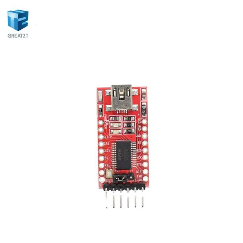 1 шт. FT232RL FT232 FTDI USB 3,3 В 5,5 В к ttl Серийный адаптер Модуль Mini Порты и разъёмы скачать кабель для Arduino Mini Порты и разъёмы