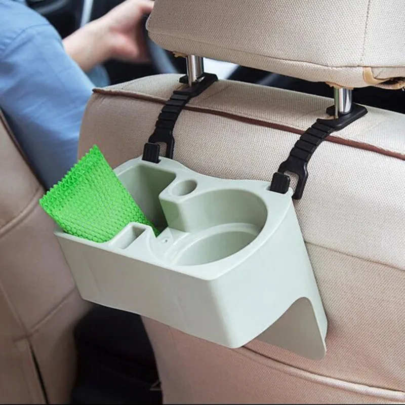 

Eco-Friendly Simple Vehicle Seat Slot Cup Cell Phone Drinks Holder Large Capacity PP plastic garbage storage box