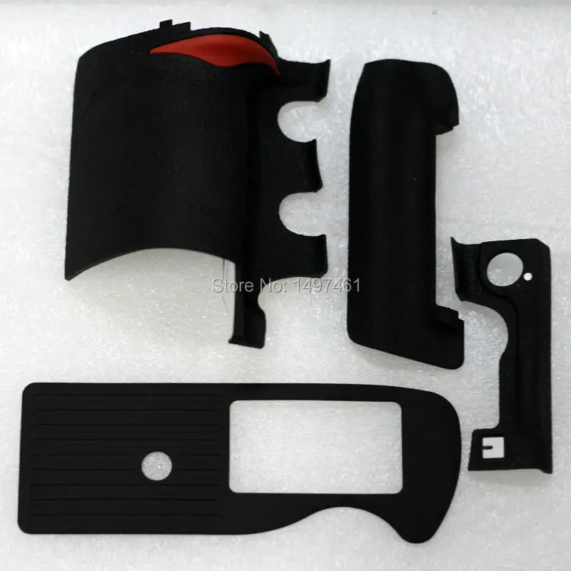 

A Set of 4PCS New original Bady rubber (Grip+left side+front shell+bottom) repair parts For Nikon D3 D3s D3x SLR