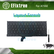 Французский A1502 клавиатура Подсветка для Macbook Pro retina 1" A1502 раскладка клавиатуры 2013 ME864 ME866 MGX72 MGX92 MF839 MF84