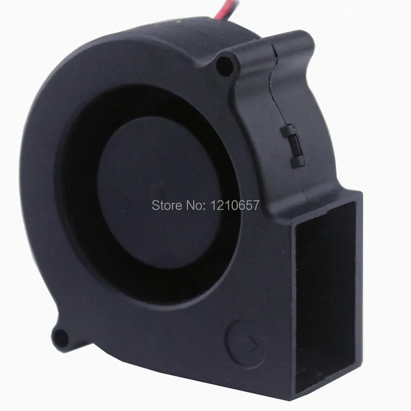 1 шт. Gdstime 7530 DC 5V 12V 24V 2Pin двойной подшипник 75 мм 75x30 Компьютер ПК Бесщеточный