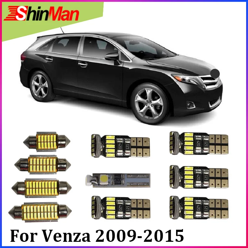 ShinMan 13x светодиодный светильник для автомобиля салона Toyota Venza интерьера 2009 2015