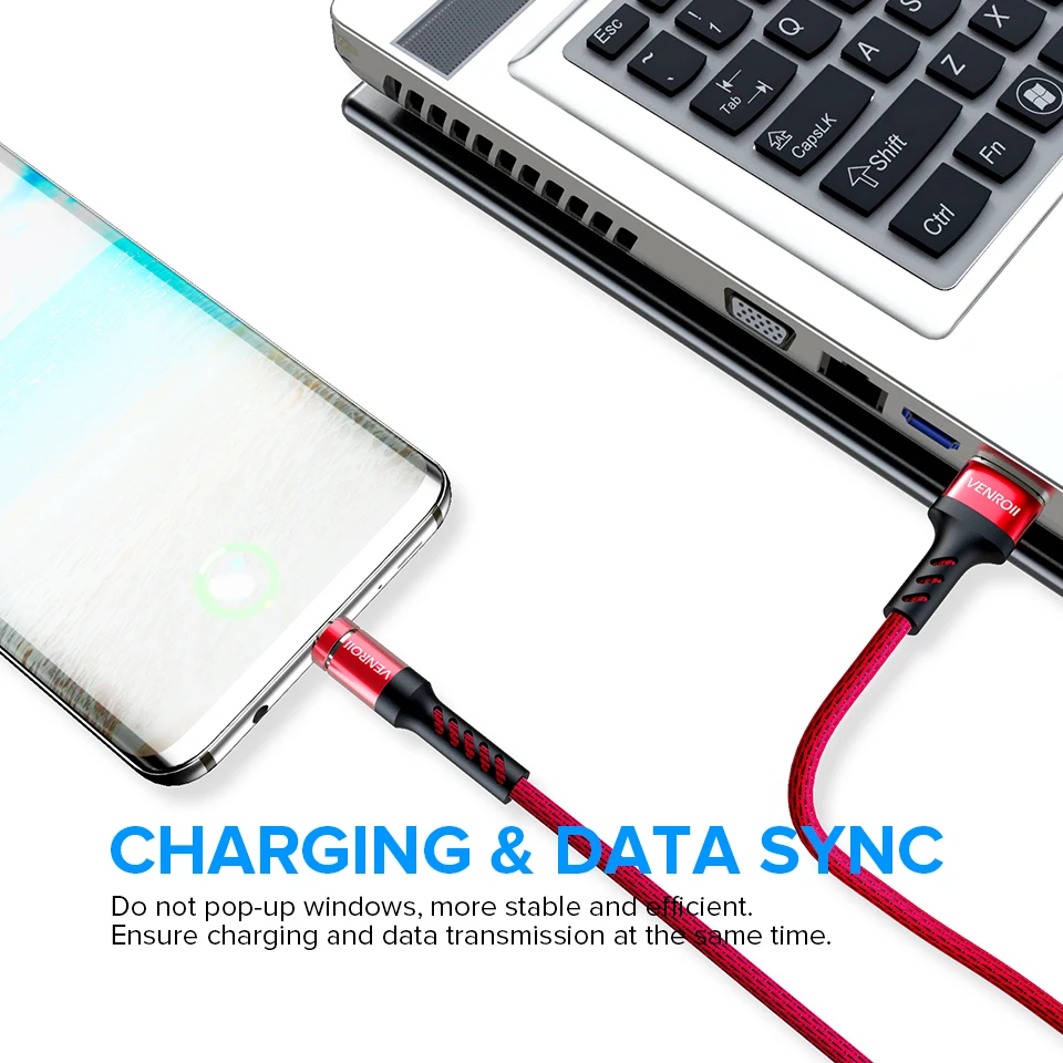 USB Type C Cable 1M Mobile Phone USBC Data Kable for Samsung S9 Xiaomi Mi Mix 2S 3 8 Huawei Mate 20 P20 Pro Type-C Charging Wire (9)