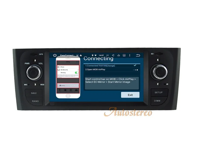 8 Core ram 2 GB Android 6,0 7,1 Автомобильный gps навигационный плеер радио для FIAT Punto 2005-2009 Linea 2007-2011 Автомобильный стерео блок