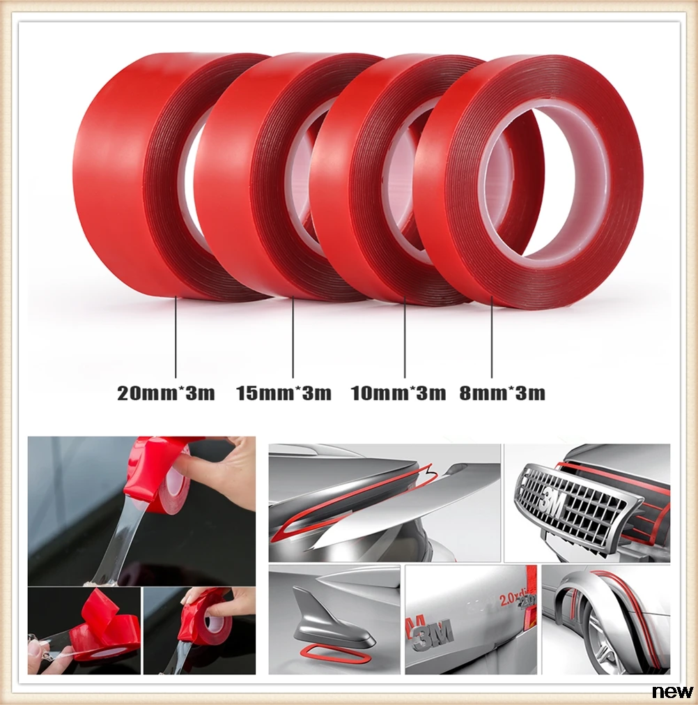 

Car Acrylic Tape Car Double Sided tape for Mercedes Benz W203 W210 W211 W204 A C E S CLS CLK CLA GLK ML SLK Smart