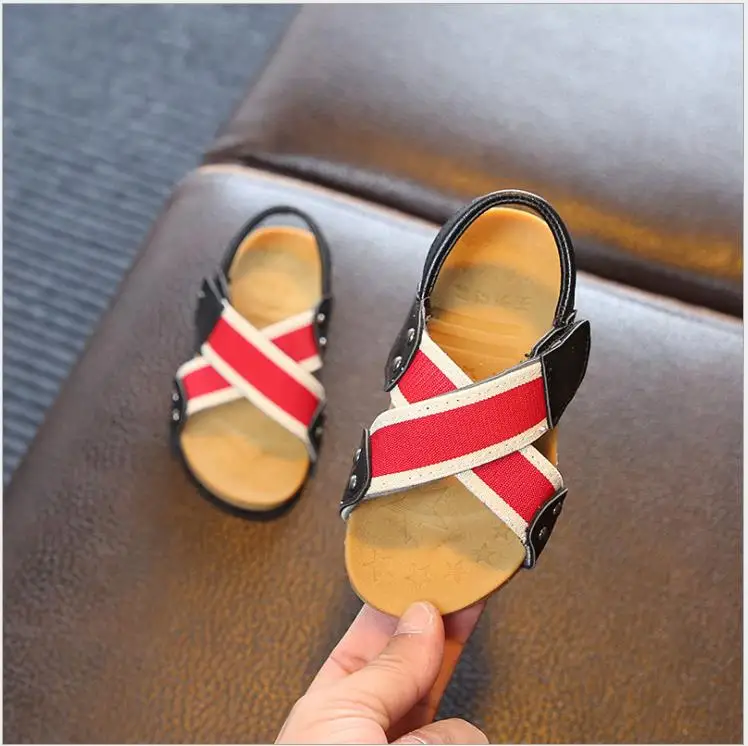 

Kids Sandals For Boys And Girls Summer Shoes Flat Sole Children Beach Sandals High Quality Eur Size #21-30