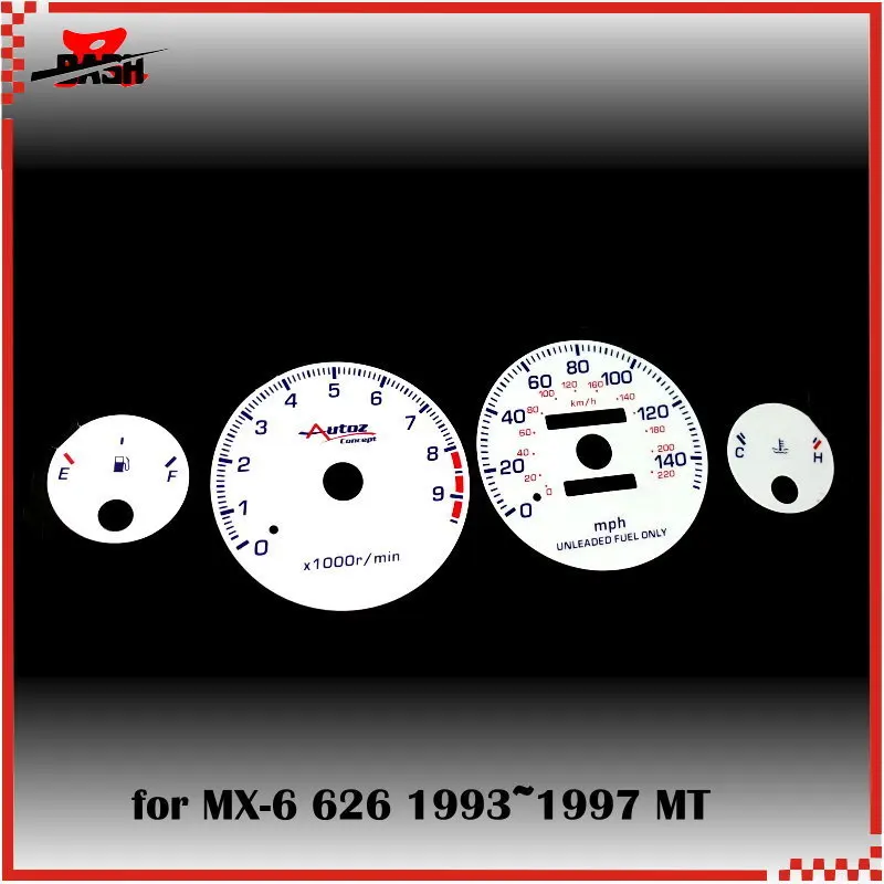

DASH EL Glow Gauge for Integra 1994 2000 Manual Reverse Glow White face Blue Green Lighting