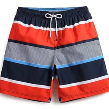 Летние пляжные брюки Для Мужчин's Скорость сухой свободного покроя праздники плоский угол плавательный Мужские Шорты для купания с вкладышем