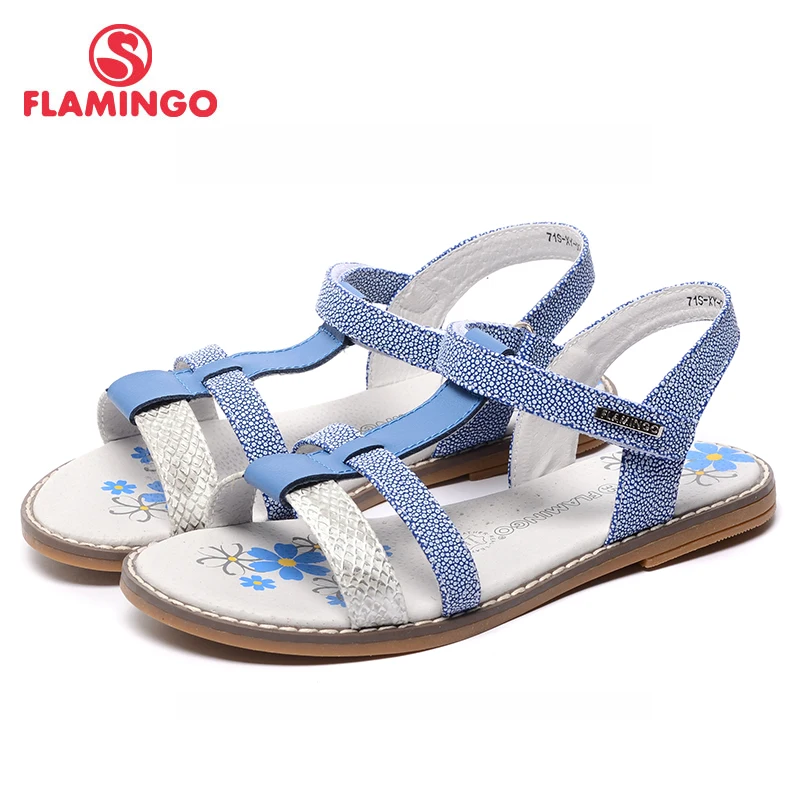 

FLAMINGO famous brand 2017 New Arrival Spring & Summer Kids Fashion High Quality sandals for girls 71S-XY-0230
