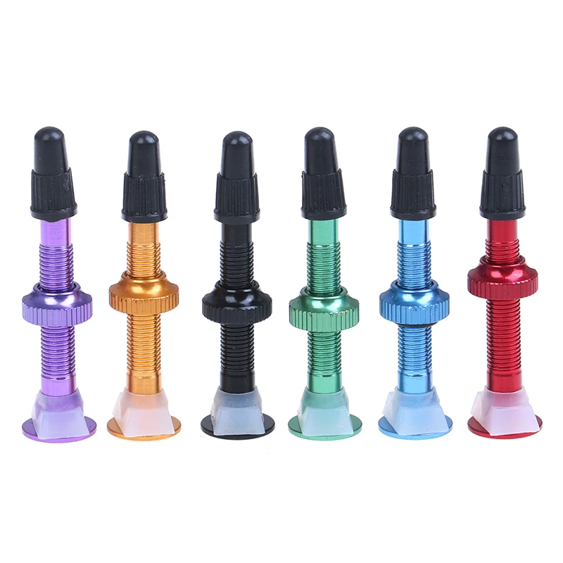 

1pc 40mm/60mm aluminum alloy Tubeless Presta Aluminum Valves MTB Road Bike