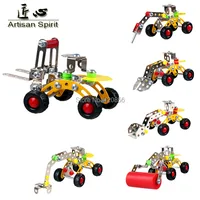 Iron Commander Vehicle Metal Model Building Kits Puzzle Vehicle Cars Enlighten Education Assemblage DIY Toys 3d metal model kits