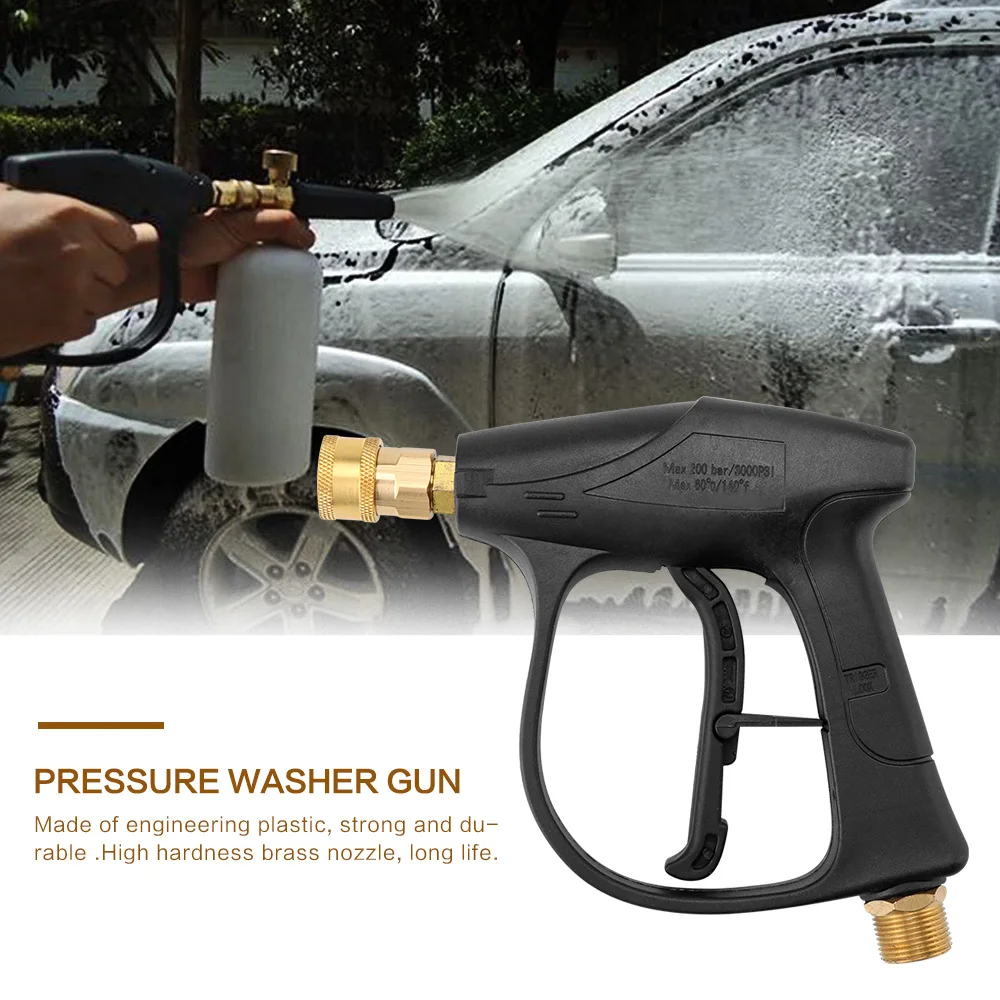 

3000PSI Pressure Washer Gun Pressure Cleaner Gun Car Wash Water Gun M22 Metric Thread