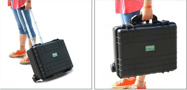 LAOA Safety Instrument Tool Box storage tools Water-proof IP67 Box Instrument And Equip Instore With Draw-Bar With Foam Inside mini tool bag