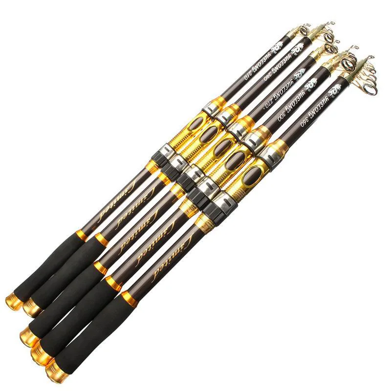 

Carbon 2.1M 2.4M 2.7M 3.0M 3.6M Portable Telescopic Fishing Rod Spinning Hand Fishing Tackle Sea Rod Fishing tackle accessory