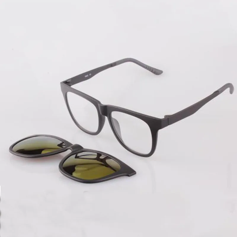 TOPSPORTS, мужские поляризованные очки на магнитной застежке, солнцезащитные очки для вождения, магнитные спортивные очки для близорукости, wo, мужские очки, оправа по рецепту - Цвет: Polarized Green
