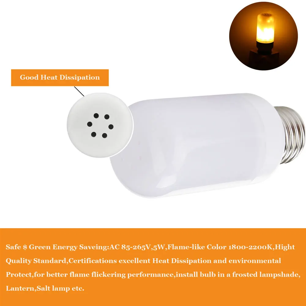 Lâmpadas Led e Tubos 2835smd 1800 k ac100-265v Comprimento : 106*39mm