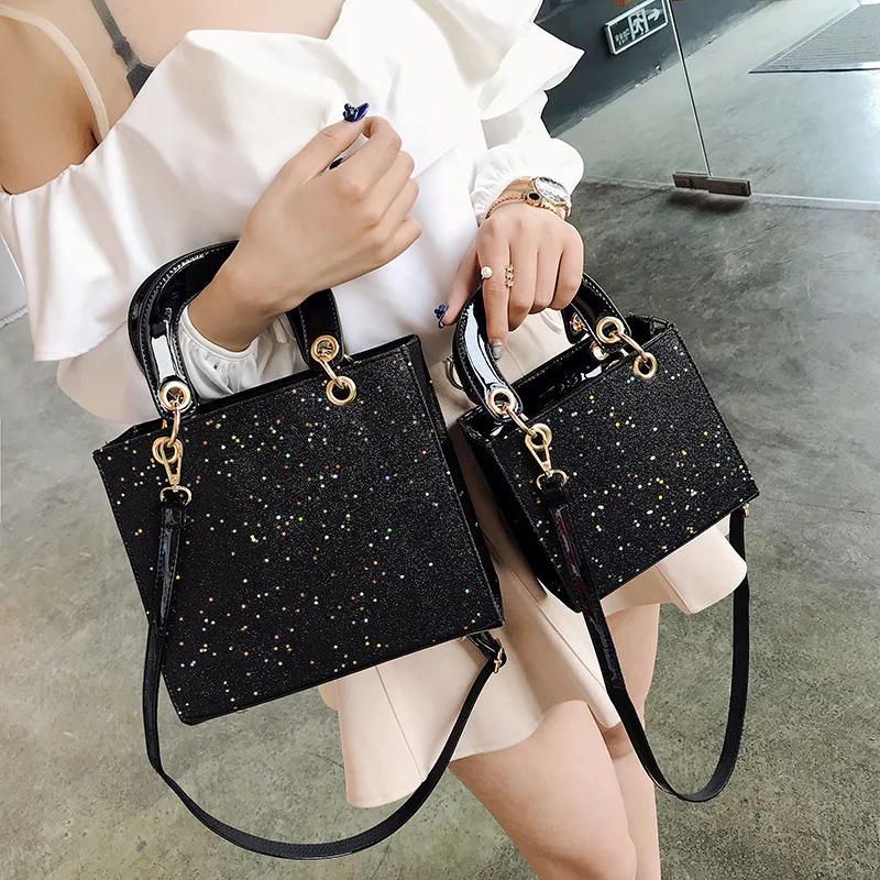 

Hot New Women Bags Fashion Ladies Glitter Sequins Messenger Handbag Sparkling Party Evening Envelope Shoulder Crossbody Bag Tote