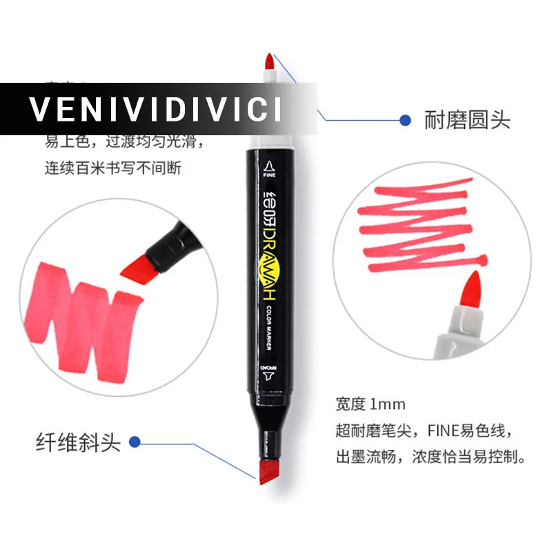 

On Sale Painted Double Head Alcohol Oiliness Marc Sheath Dress Student Design Painting Hand Cartoon 40 Send Color Seven Paper
