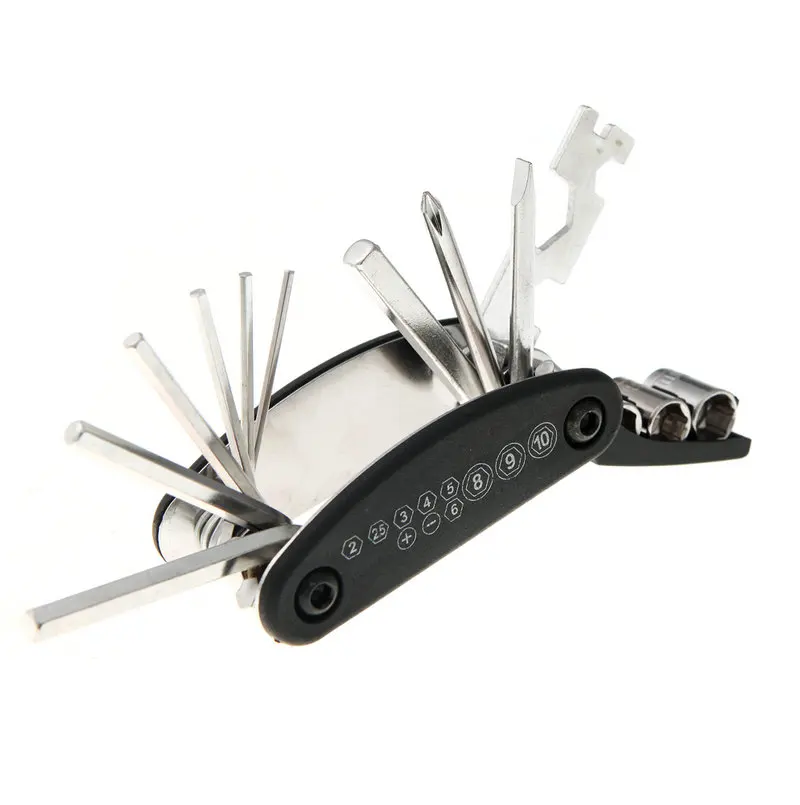 cheap SEMA 16 in 1 Carbon Steel Mountain Bicycle Tools Sets Multi Repair Tool Kit Hex Spoke Wrench Mountain Cycle Screwdriver Tool