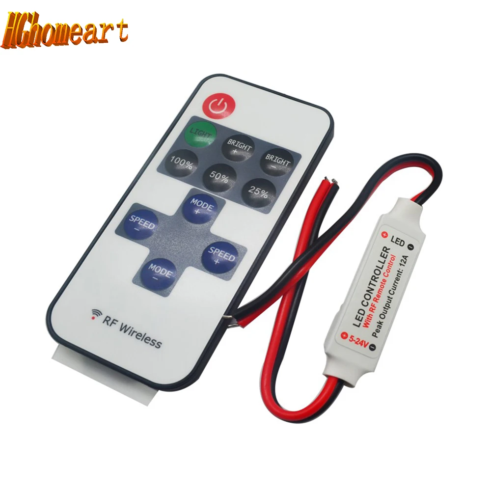 

Top dimmers for LED strips RF Lamp with Remote Control dimmable led driver 11 Keys dimmer led 12v for LED bulbs remote switch