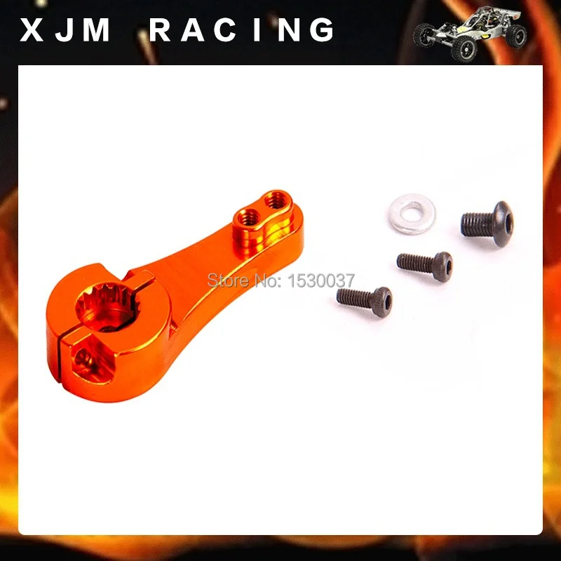 

CNC 17 tooth Metal steering arm For 22kg/40kg steering servo for 1/5 hpi rovan km baja 5b rc car parts