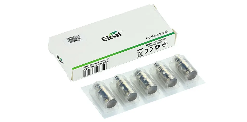 5pcs Eleaf EC Atomizer Head for iJust 2MeloMelo 2Melo 3Melo 3 MiniLemo 3 2