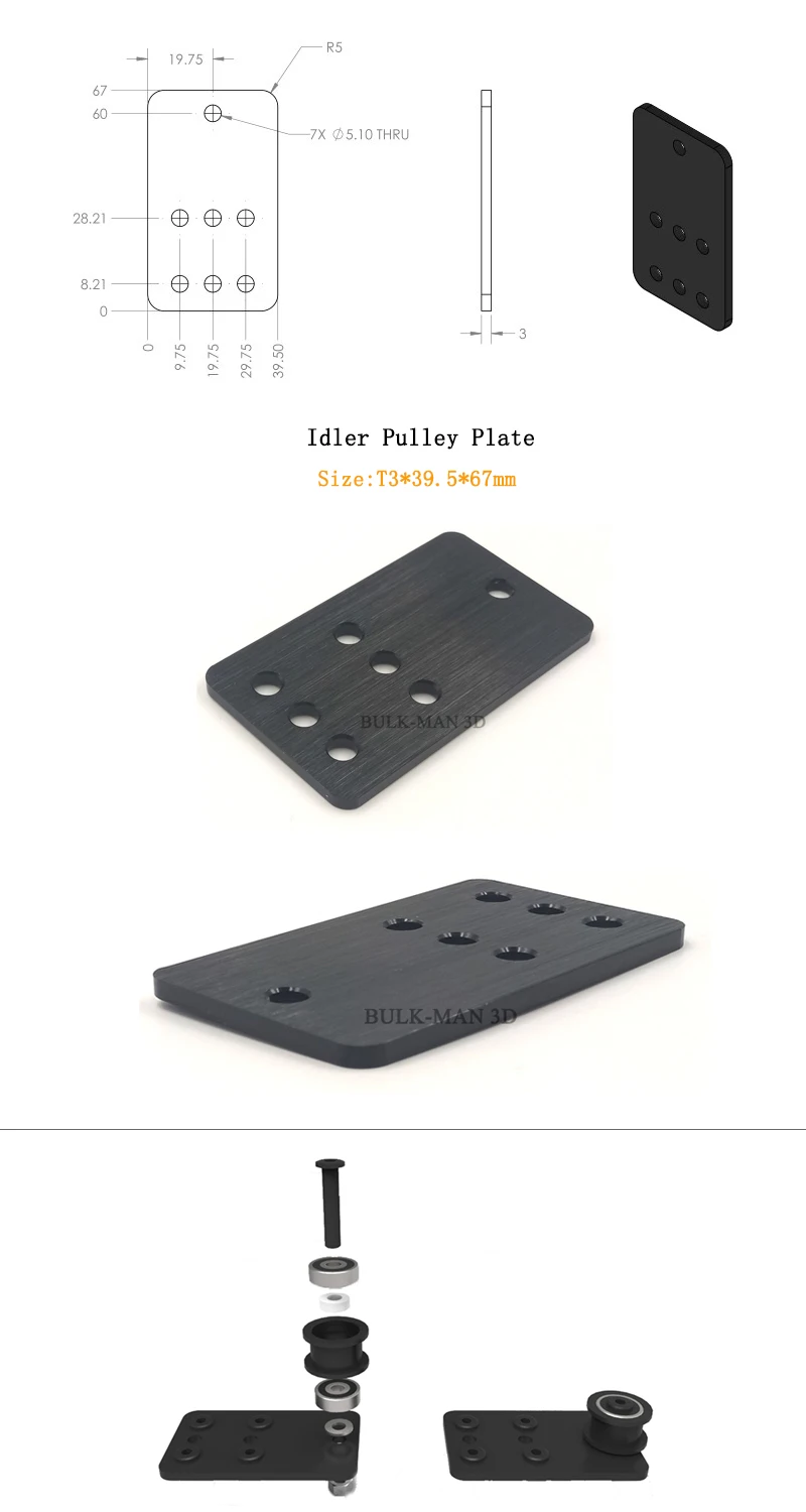Idler Pulley Plate 00