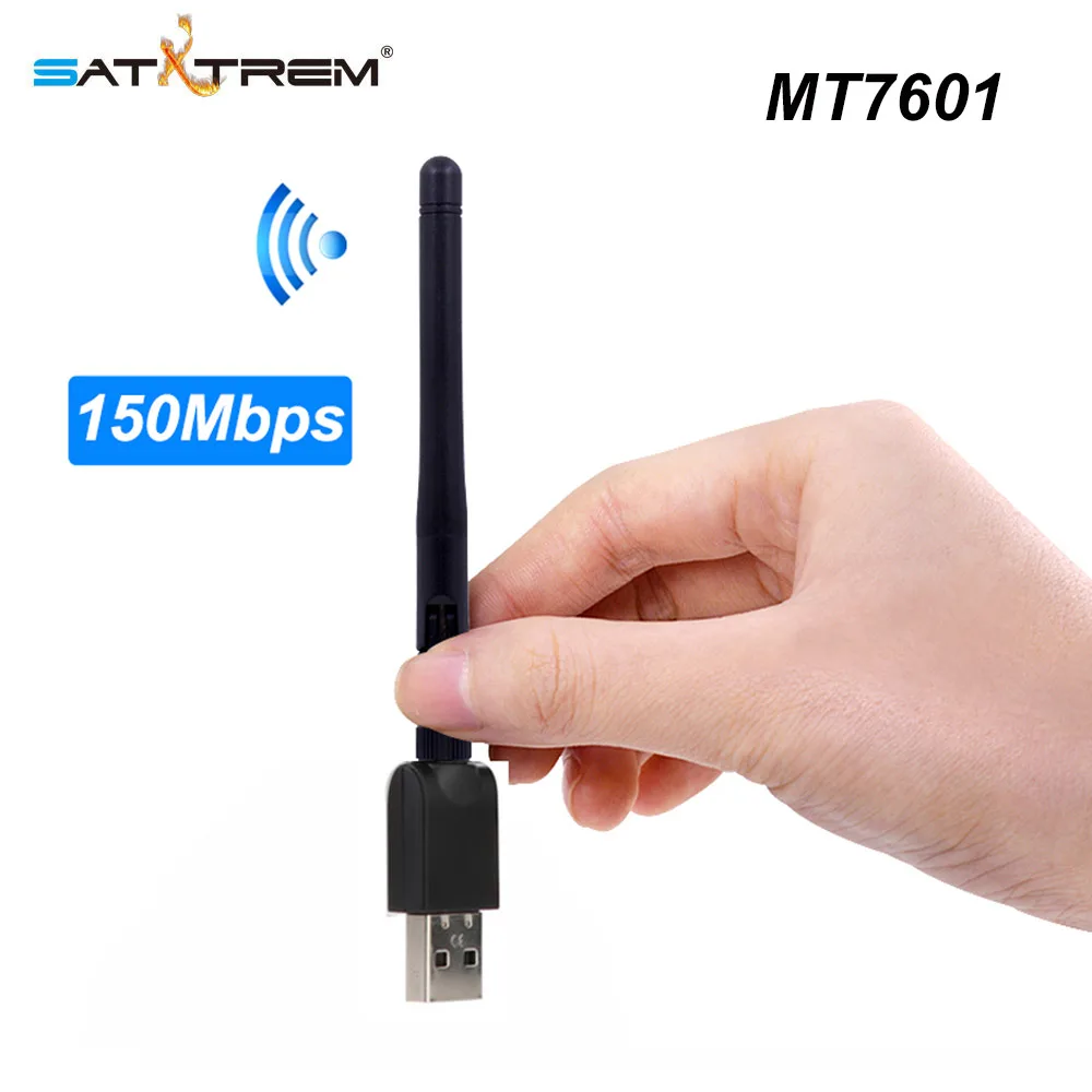 

SATXTREM MT7601 Mini USB Wifi Adapter Antenna 150Mbps 2dB WiFi Dongle Wi-fi Receiver Wireless Network Card For Windows PC Laptop
