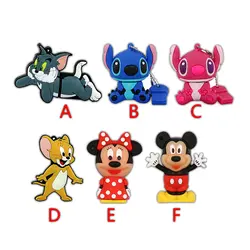 MickeyCARTOON забавные флешки 64 Гб симпатичный usb-накопитель MINI USB флэш накопитель 32 ГБ usb-носитель stick 16 флешки 128 menoria Usb 2,0