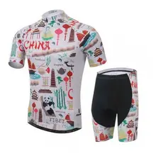 XINTOWN Для мужчин Vélo Комплекты мультфильм велосипед Топ велосипед Костюмы костюмы Велоспорт Носить Рубашки mtb Гар Для мужчин t одежда