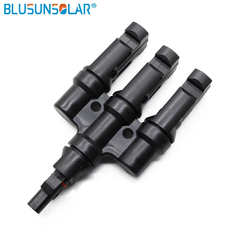 Blusunsolar IP67 3 в 1 T Солнечный коннектор штекер или гнездо 100% PP0 2 5 мм кВ ~ 6 0