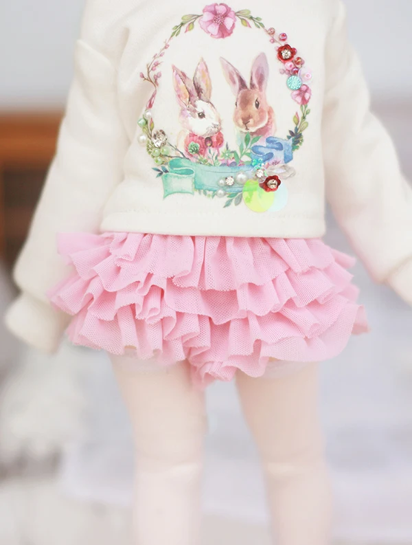 BJD куклы pantskirt Розовый западный стиль одежды торт pantskirt для 1/3 1/4 BJD SD DD MSD SD13 SD16 аксессуары для кукол