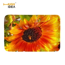 HUGSIDEA 3D ковер с рисунком подсолнуха креативные домашние декоративные ковры Нескользящие ковры для гостиной моющиеся коврики Tapis