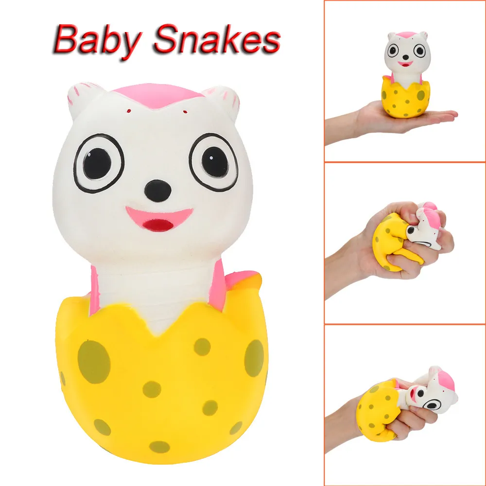 Squeeze снятие стресса милый ребенок змеи замедлить рост игрушечные лошадки подарки для детей головоломки игрушка