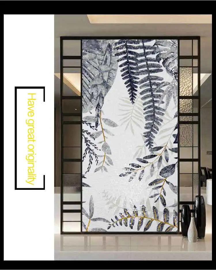 На заказ художественная стеклянная мозаичная плитка фоновая стена крыльцо резка картина Европейская гостиная крыльцо коридор декоративная живопись