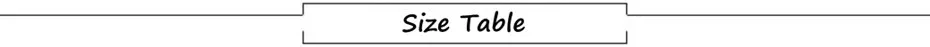 Size Table