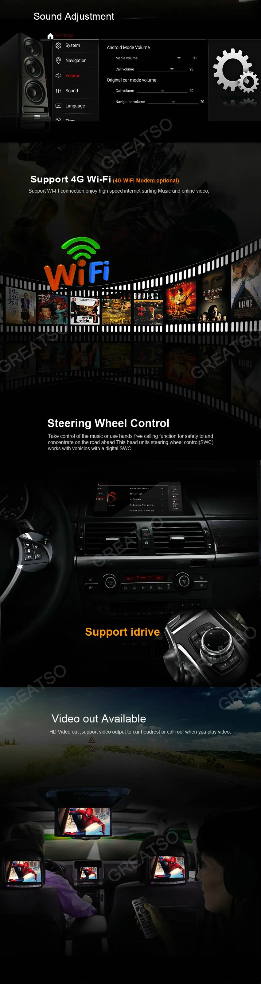 Perfect Six core Android 9.0 car dvd FOR BMW 5 Series E60 E61 E63 E64 3 Series E90 E91 E92 CAR radio gps Multimedia receiver car monitor 13