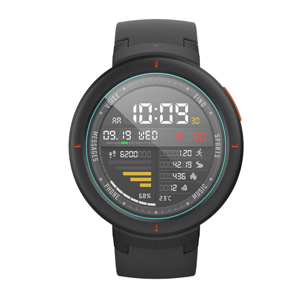 Для Xiaomi Huami Amazfit Verge 3 Защитная пленка защита от взрыва анти-разбивание Закаленное стекло протектор экрана