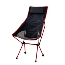 Портативный Сверхлегкий длинный Луна Складной стул для отдыха с уличный для пешего туризма пикника барбекю кемпинг стул
